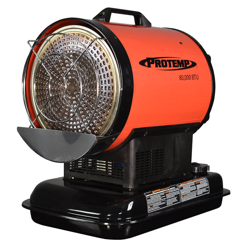 ProTemp 80,000 BTU Kerosene and Diesel Radiant Utility Heater Wayfair